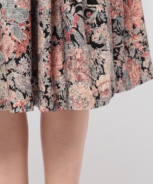 laboratory work（ラボラトリーワーク）の「ゴブランプリントスカート（スカート・ブラック系/ブラウン系）」の9枚目の写真