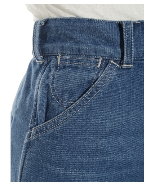 SNIDEL（スナイデル）の「Leeコラボレースアップワイドパンツ（ワイドパンツ・レディース・LBLU/IND・0/1）」の9枚目の写真