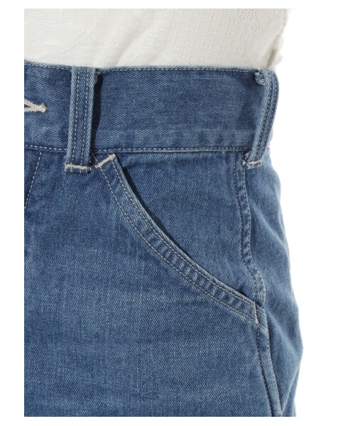 SNIDEL（スナイデル）の「Leeコラボレースアップワイドパンツ（ワイドパンツ・レディース・LBLU/IND・0/1）」の8枚目の写真