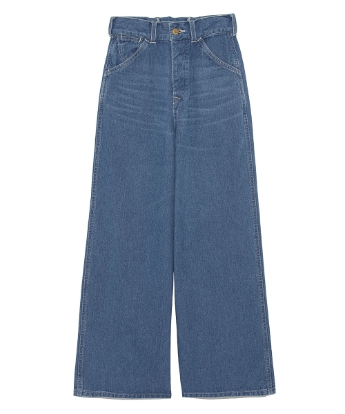 SNIDEL（スナイデル）の「Leeコラボレースアップワイドパンツ（ワイドパンツ・レディース・LBLU/IND・0/1）」の3枚目の写真