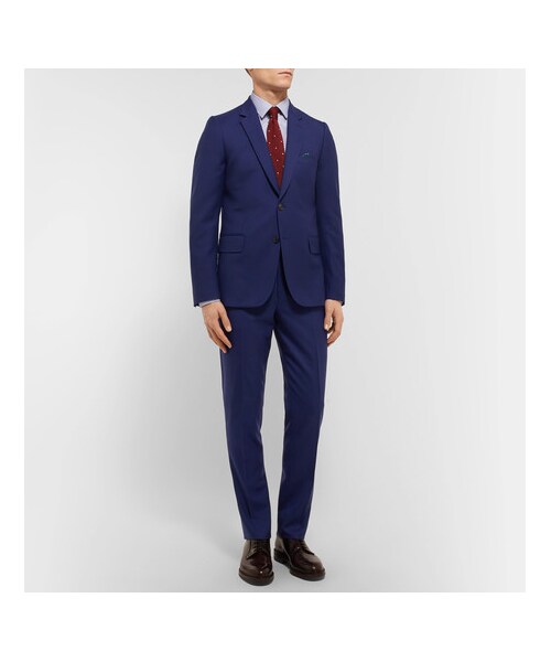 Paul Smith Skul Atlantic Oxford ネイビー Zebra” ジップアップニット（152400873XZB