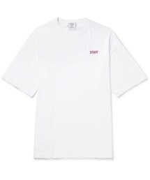 VETEMENTS | Vetements Staff Overized Printed Cotton-Jersey T-Shirt(Tシャツ/カットソー)