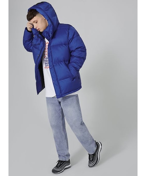 TOPMAN（トップマン）の「VISION STREET WEAR Blue Ripstop Puffer
