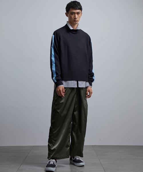 Name.（ネーム）の「×HAMNETT ハイネックジップシャツ（その他・メンズ・GRY/PPL・0/1）」の5枚目の写真