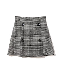 GRL | グレンチェックダブルボタンスカート(スカート)