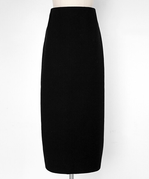 DHOLIC（ディーホリック）の「サイドスリットニットスカート（スカート・レディース・グレー/ベージュ/ブラック・FREE）」の2枚目の写真