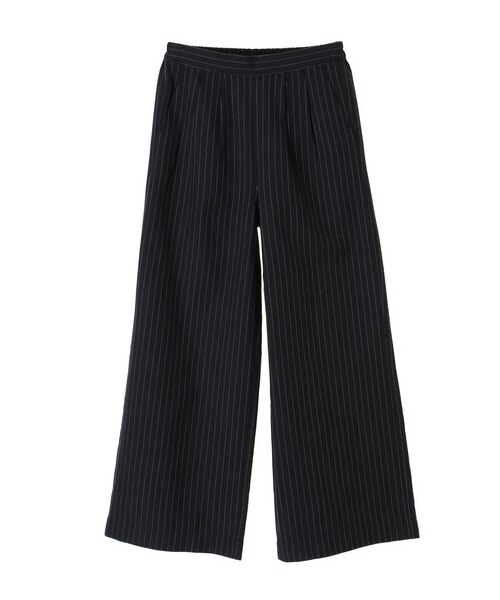 AMERICAN HOLIC（アメリカンホリック）の「・15col.ベーシックワイドパンツ（パンツ・杢ライトグレー/グレー/ダークグレー/ブラック/ピンク/ベージュ/ダークベージュ/イエロー/グリーン/カーキ/サックスブルー/ブルー/ネイビー/ストライプライトグレー/ストライプネイビー・M/L）」の21枚目の写真