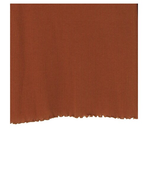 Green Parks(グリーンパークス)の「・トタンテレコボトルネックロンT(トップス・オフホワイト/杢グレー/ブラック/ダークピンク/キャメル/ネイビー・F)」の5枚目の写真