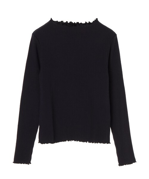 Green Parks(グリーンパークス)の「・トタンテレコボトルネックロンT(トップス・オフホワイト/杢グレー/ブラック/ダークピンク/キャメル/ネイビー・F)」の11枚目の写真