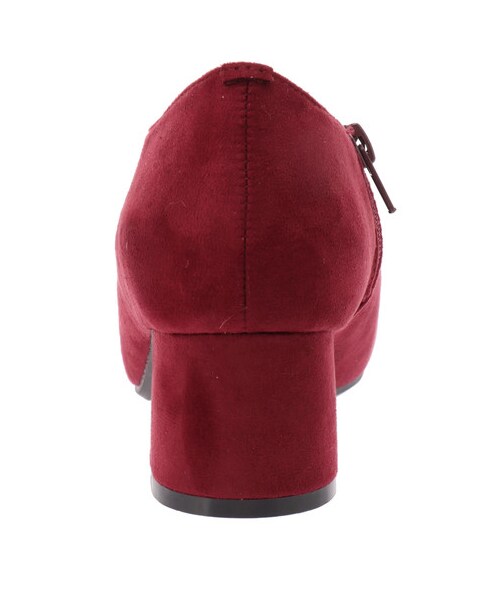 Green　Parks（グリーンパークス）の「・スクエアトゥブーティー（シューズ・ブラック/ボルドー/ベージュ/ブラウン・S/M/L）」の2枚目の写真