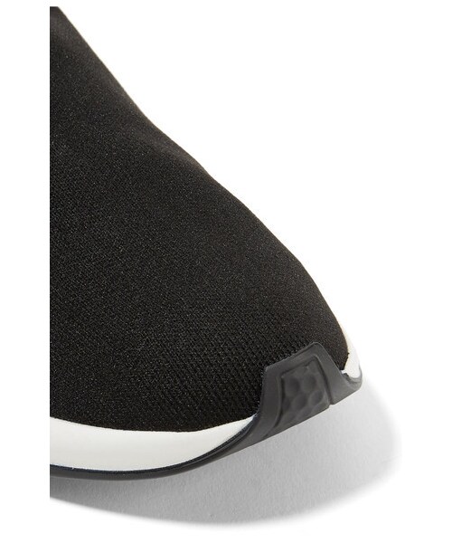 BALENCIAGA（バレンシアガ）の「Balenciaga - Speed Stretch-knit High-top Sneakers - Black（スニーカー・レディース・Black・IT39/IT41/IT38）」の2枚目の写真