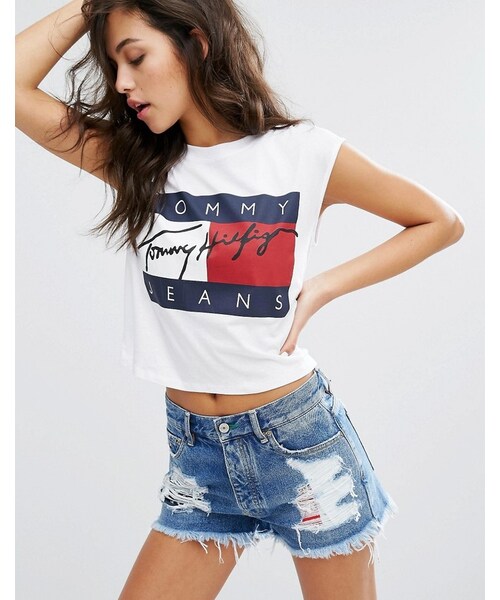 tommy jean top Cheaper Than Retail 