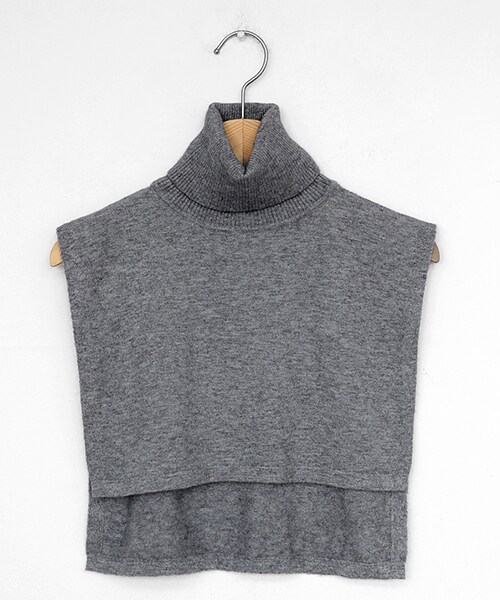 DHOLIC（ディーホリック）の「モダール混レイヤードタートルネック（その他トップス・レディース・ホワイト/ブラック/グレー・FREE）」の3枚目の写真