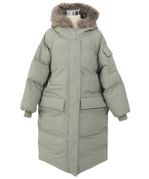 Dailyabout | ファーフードロングダウンジャケット(ダウンジャケット/コート)