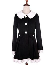 Bobon21 | ドーリーワンピースコート-全1色-(ピーコート)