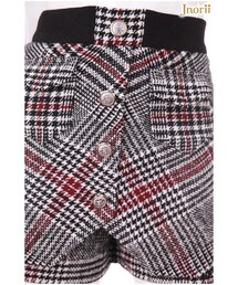 Bobon21 | タータンチェック柄スカパン-全３色-(その他パンツ)