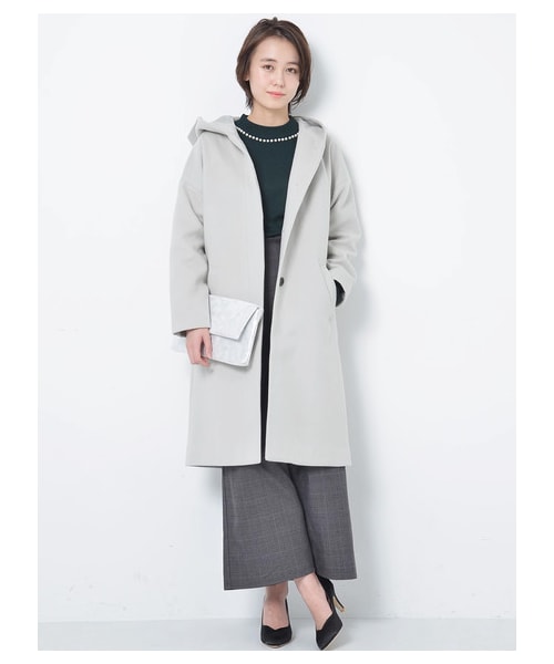 earth music&ecology（アースミュージックアンドエコロジー）の「・フードコート（ジャケット/アウター・グレー/キャメル/ネイビー・F）」の2枚目の写真