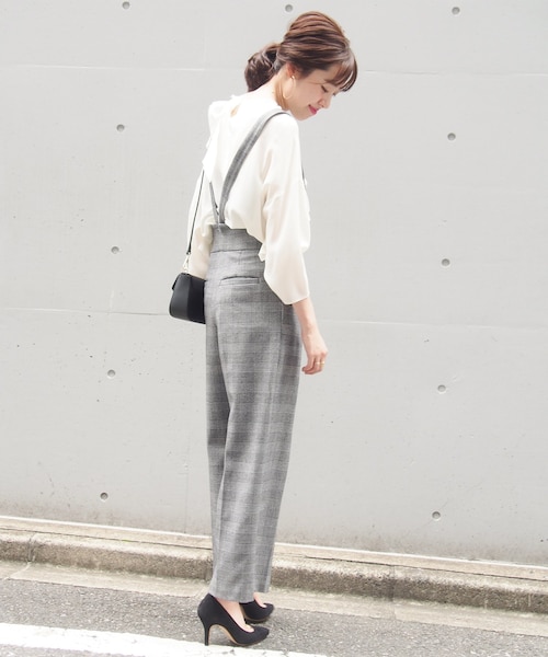 Spick and span  グレンチェック　テーパードパンツ 楽天市場】グレンチェック テーパードパンツ（ブランドスピック