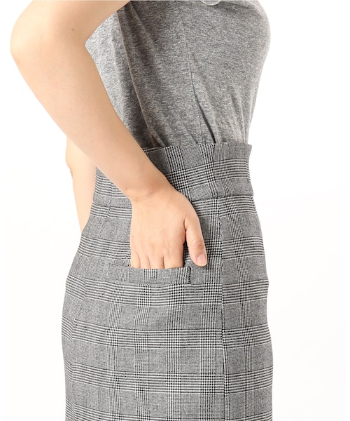 Spick & Span  グレンチェック　ハイライズスカート Spick & Span（スピックアンドスパン）の「グレンチェック
