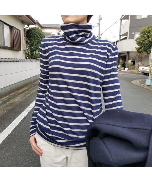 Handmade(ハンドメイド)の「タートルネックプルオーバー(Tシャツ/カットソー・レディース・その他)」の3枚目の写真