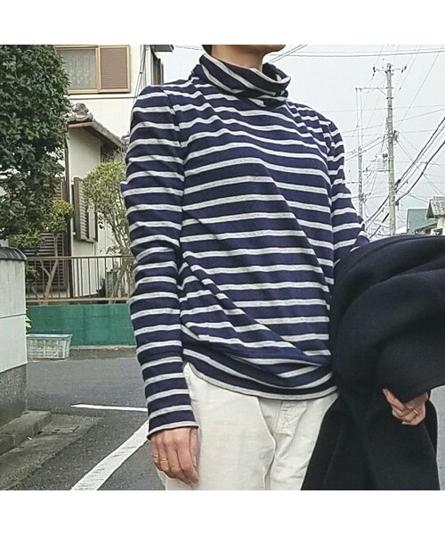 Handmade(ハンドメイド)の「タートルネックプルオーバー(Tシャツ/カットソー・レディース・その他)」の2枚目の写真