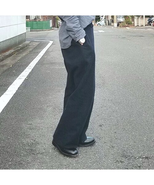 Handmade（ハンドメイド）の「ウールパンツ（その他パンツ・レディース・その他）」の2枚目の写真