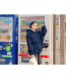 HOTPING | フロントポケットボアフードパーカー(その他トップス)