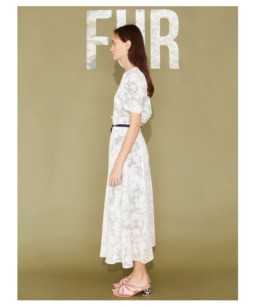 FURFUR（ファーファー）の「フラワーオパールスカート（膝丈