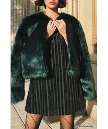 FOREVER 21 | FOREVER 21 Two-Tone Faux Fur Jacket(ジャケット/アウター)