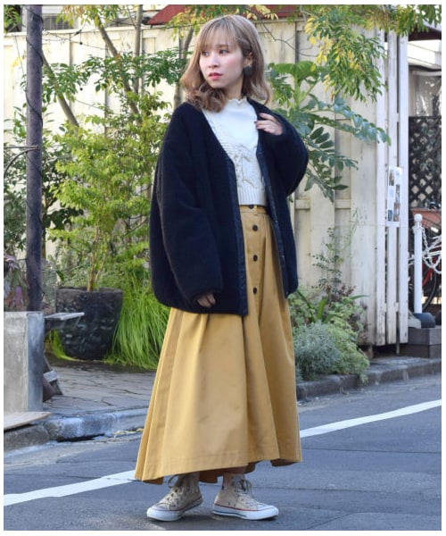 w closet（ダブルクローゼット）の「ケーブル編みビスチェ×インナーセット（トップス・レディース・キナリ/グレー/Mピンク/スミクロ・FREE）」の9枚目の写真