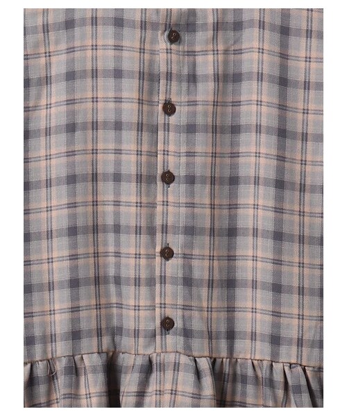 ehka sopo（エヘカソポ）の「レース付きチェックワンピース（ワンピース/ドレス・グレー/レッド/グリーン・M）」の7枚目の写真