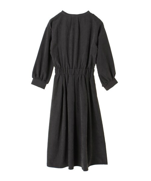YECCA VECCA（イェッカヴェッカ）の「・カシュクールワンピース（ワンピース/ドレス・チャコールグレー/キャメル・F）」の4枚目の写真