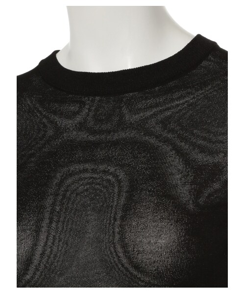 emmi（エミ）の「【emmi atelier】ハイネックコンビワンピース（膝丈  