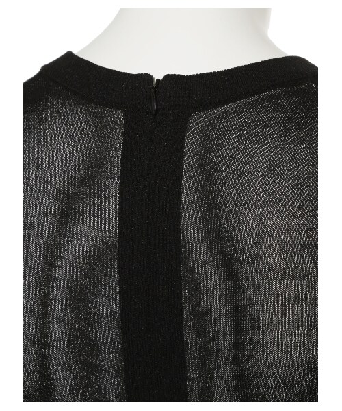 emmi（エミ）の「【emmi atelier】ハイネックコンビワンピース（膝丈  