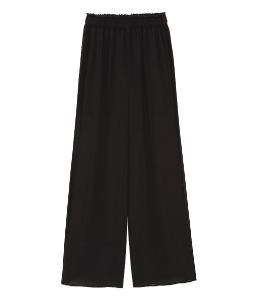 emmi（エミ）の「【emmi atelier】シアードットリラックスパンツ