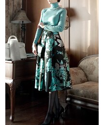 DINT | エリカフラワーロングスカート(スカート)