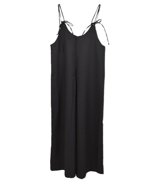 STYLEBLOCK(スタイルブロック)の「ツイルキャミオールインワン(サロペット/オーバーオール・レディース・ライトベージュ/イエロー/グレー/ブラック・M)」の2枚目の写真