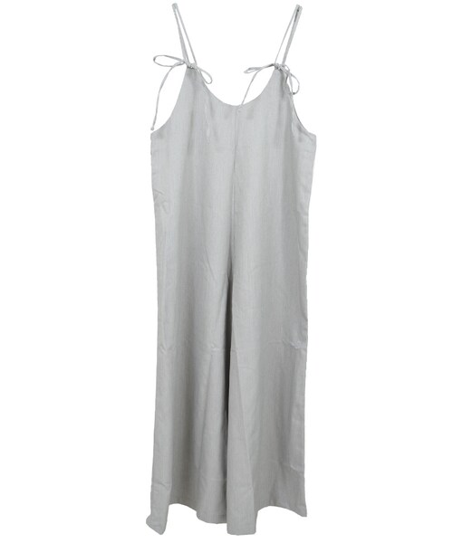 STYLEBLOCK(スタイルブロック)の「ツイルキャミオールインワン(サロペット/オーバーオール・レディース・ライトベージュ/イエロー/グレー/ブラック・M)」の3枚目の写真