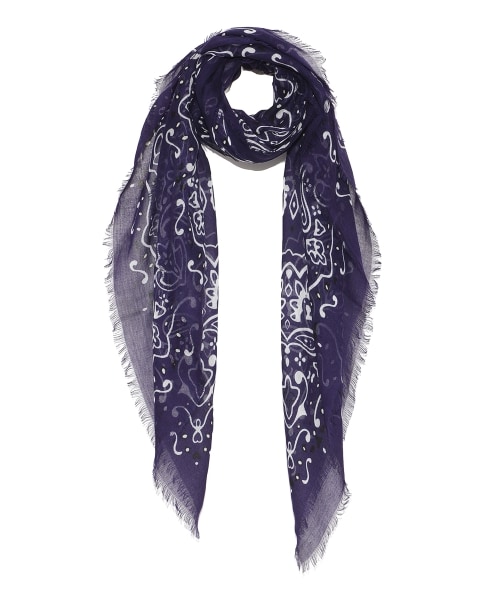 Mila Owen（ミラオーウェン）の「バンダナ柄大判ストール（ストール