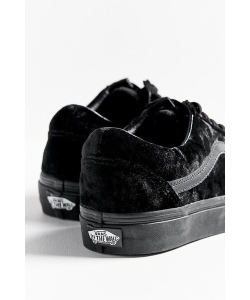 VANS（バンズ）の「Vans Velvet Old Skool Sneaker（スニーカー・レディース・Black・W 5/M 3.5/W 7/M 5.5/W 8.5/M 7/W 8/M 6.5/W 9/M 7.5）」の7枚目の写真