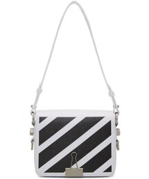 off white | Off-White White Diagonal Binder Clip Bag(ショルダーバッグ)