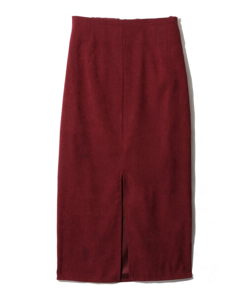 GRL（グレイル）の「フロントスリットロングタイトスカート（スカート・レディース・パープル/ブラック/キャメル/ワイン・M）」の4枚目の写真