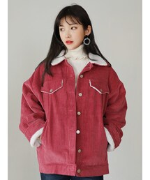 KORMARCH | コーデュロイボアジャケット(その他アウター)