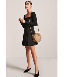 Forever 21 フォーエバー トゥエンティーワン の スクエアネックミニフレアワンピース その他 Wear