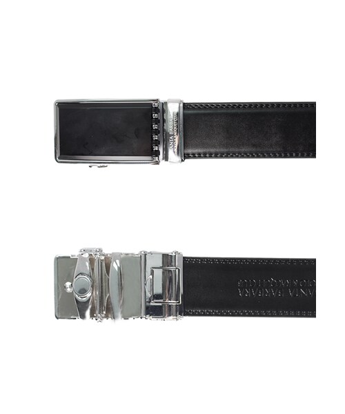 Santa Barbara Polo & Racquet Club（サンタ・バーバラ・ポロ & ラケット・クラブ）の「Santa Barbara Polo & Racquet Club Leather Belt and Coin Pouch Set（その他・メンズ・Black, Blue・One Size）」の3枚目の写真