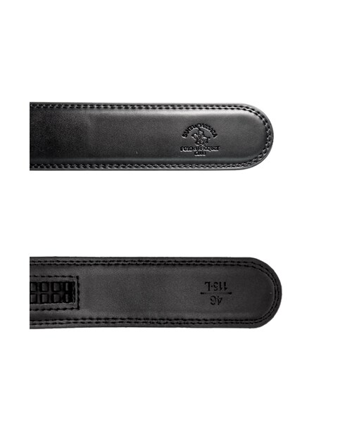 Santa Barbara Polo & Racquet Club（サンタ・バーバラ・ポロ & ラケット・クラブ）の「Santa Barbara Polo & Racquet Club Leather Belt and Coin Pouch Set（その他・メンズ・Black, Blue・One Size）」の4枚目の写真