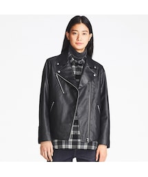 UNIQLO | ネオレザーライダースダブルジャケット(その他アウター)
