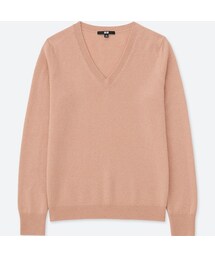 UNIQLO | カシミヤVネックセーター（長袖）(ニット/セーター)