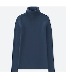 UNIQLO | エクストラファインメリノリブタートルネックセーター（長袖）(ニット/セーター)
