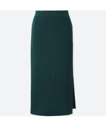 UNIQLO | メリノブレンドリブスカート(スカート)